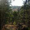 Beauteous outcroppings along the trail.