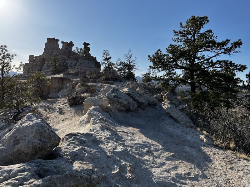 Pulpit Rock summit in afternoon.