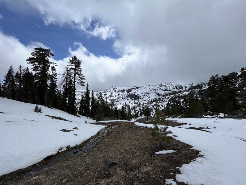 View of the Palisade Resort mountains