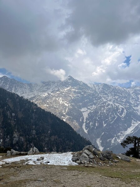 Triund Camp Area.