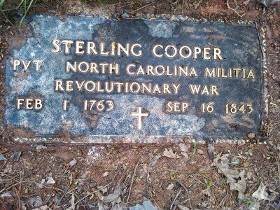 Sterling Cooper Grave Marker