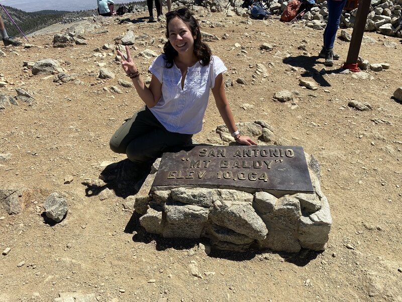 Mt. Baldy hike. It's great over 10000 feet!