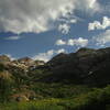 The basin just below Twin Peaks