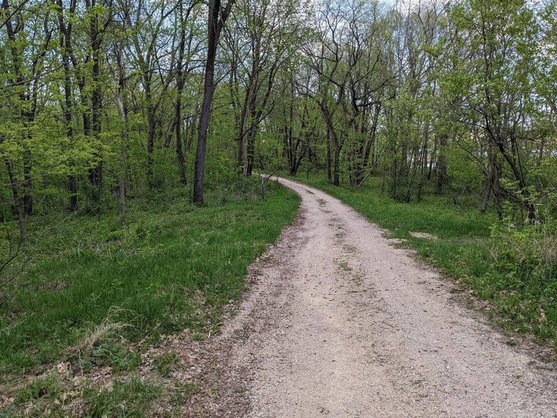 About 1/3 of this loop is gravel doubletrack