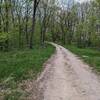 About 1/3 of this loop is gravel doubletrack