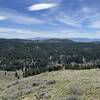 Beautiful view from the Gibson Mountain Trail.