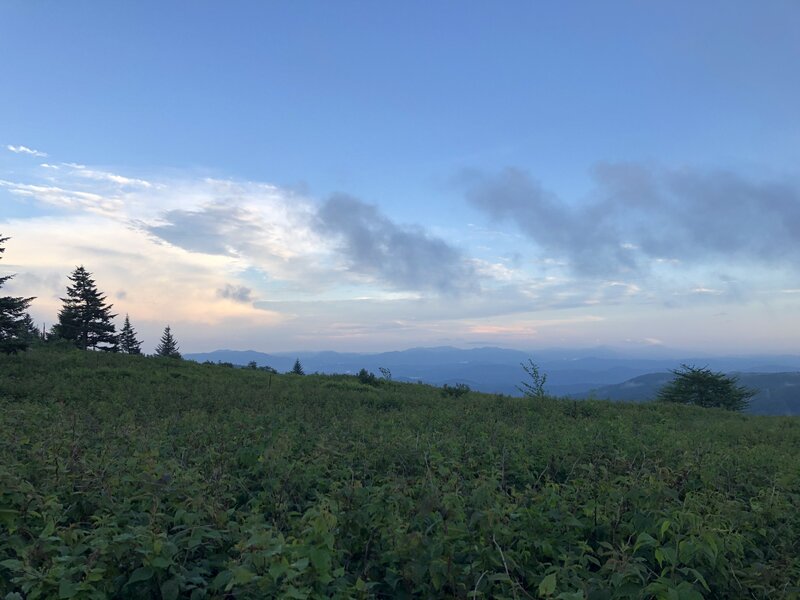 Sunset near mount rogers.