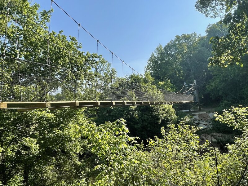 First Broad River Trail Suspension Bridge, Shelby, NC