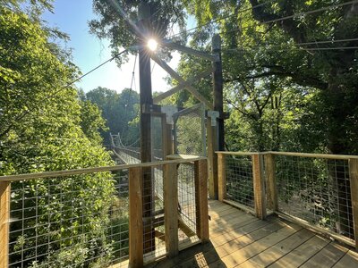First Broad River Trail Suspension Bridge, Shelby, NC