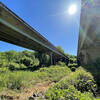 First Broad River Trail, Shelby, NC - Section of the trail that passes underneath Highway 74 in Shelby, NC