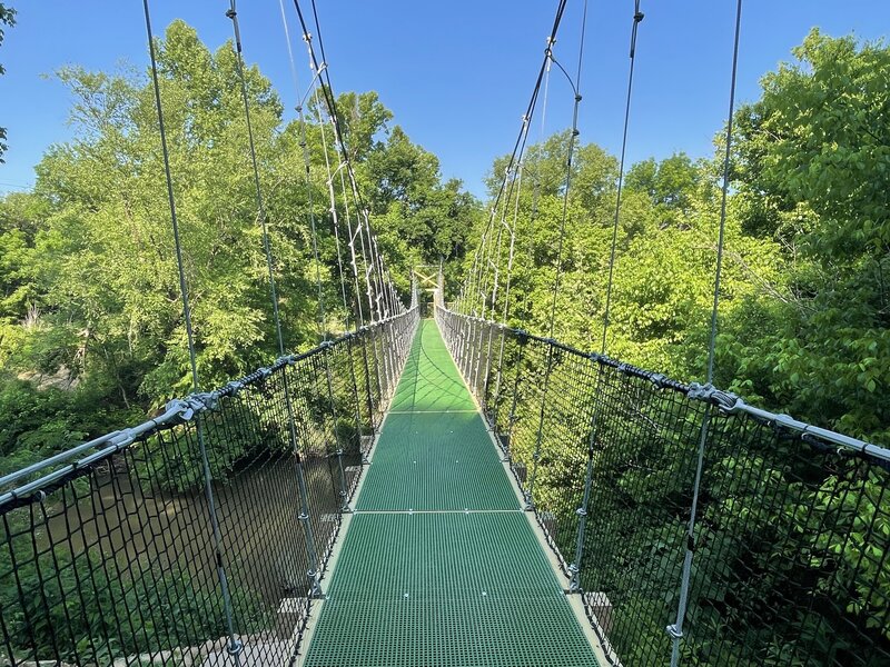 First Broad River Trail Suspension Bridge, Shelby, NC