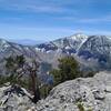 View of multiple peaks and the valley