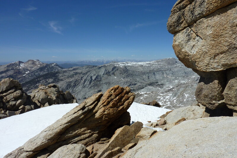 From the top, looking west.