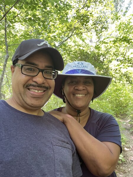 Flower Hill Nature Preserve-A nice trail. There are some inclines. Be sure to stay alert for tree roots and downed trees.  A lot of fun with my husband Anthony..