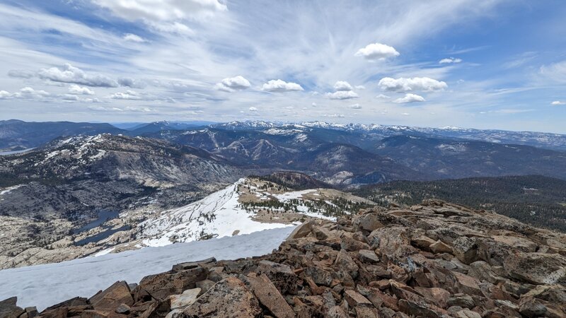 Looking south from the peak.