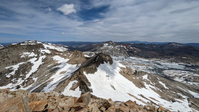 Looking North from Pyramid Peak.