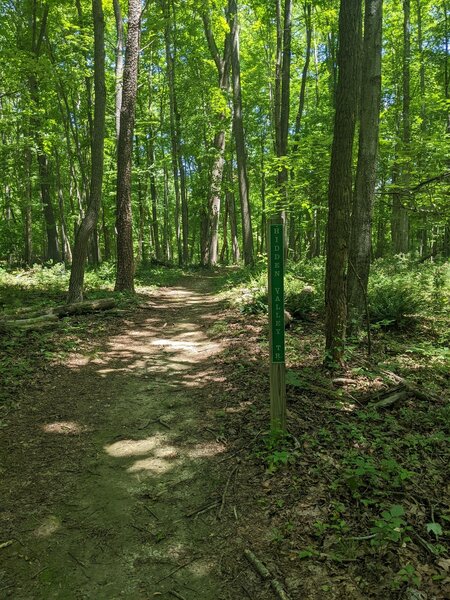 Hidden Valley Trail sign