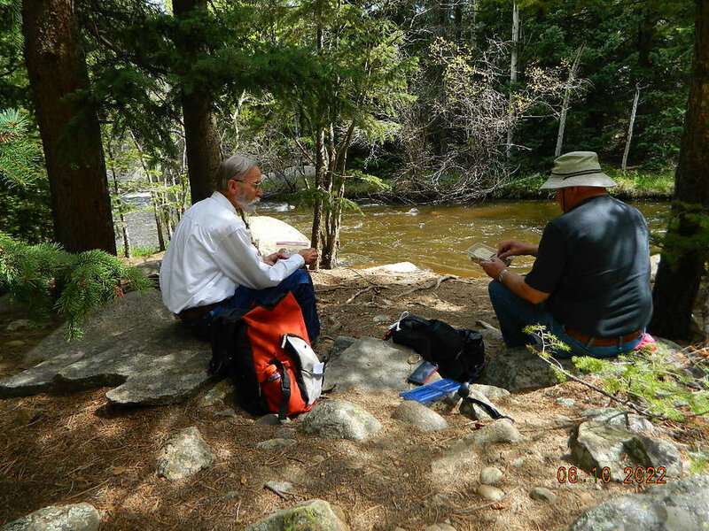 Clyde Inman and Larry W Jones. Ceran St Vrain creek, Colorado