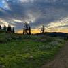 Sunrise from Inkom Pass along the North Boundary Trail