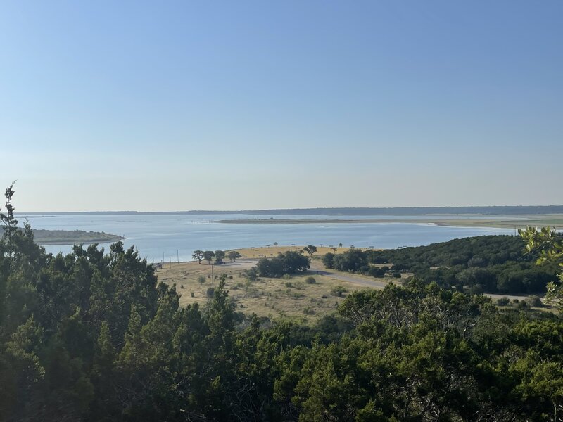 Lake view while hiking Dana Peak Trail.