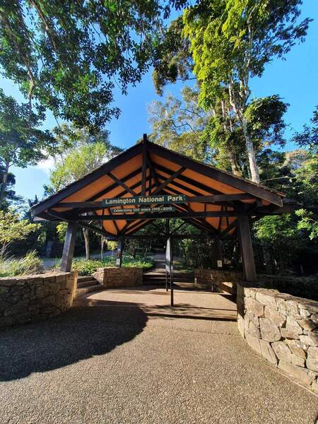 The Binna Burra TrailHead in Lamington National Park