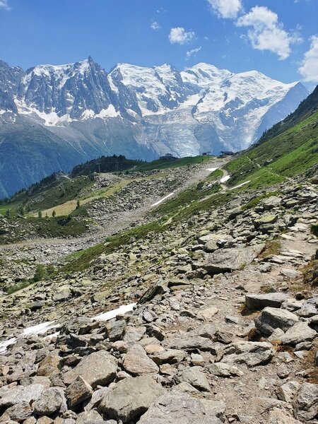 Looking back towards the Flagere lift.