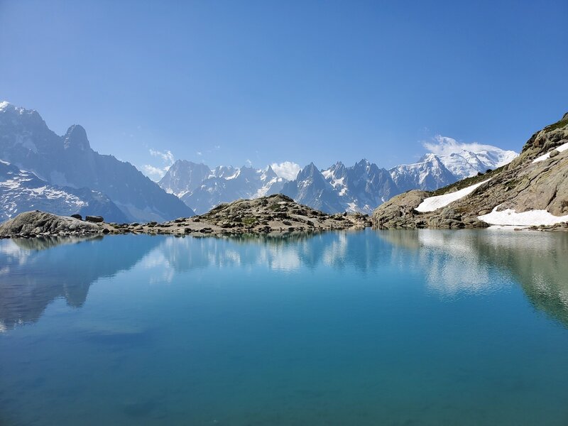 Alps reflections in Lac Blanc