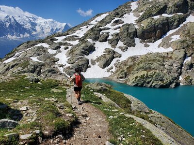 Mt. Blanc views from above Lac Blanc
