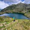 Descending to Lac du Brevent