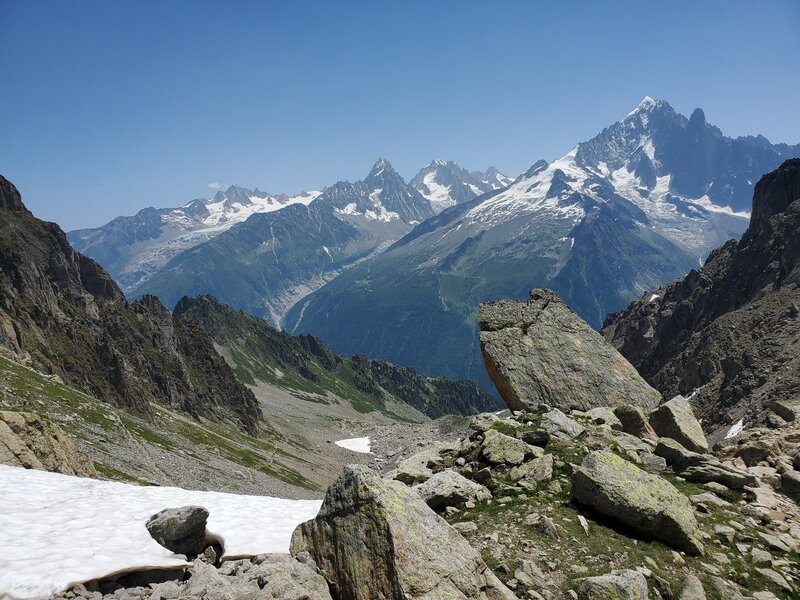 Snowfields in mid-June