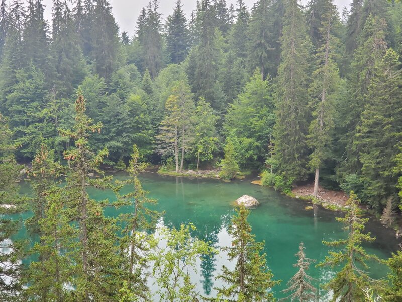 View from the north side of Lac Vert