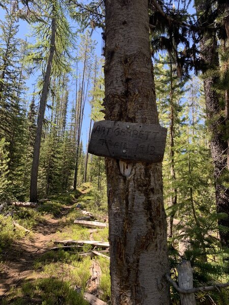Start of Dobbin trail from the #1942.