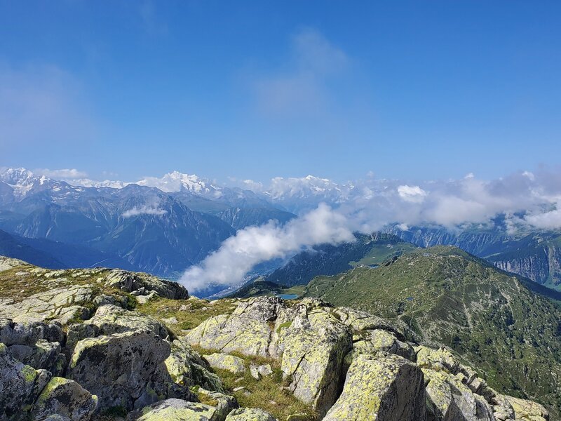 Looking south and west - Zermatt is out there somewhere!