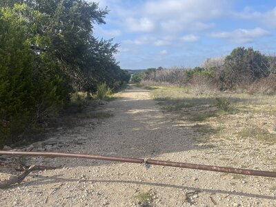 Trailhead for road access