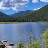 Hiking the Monarch Lake loop.