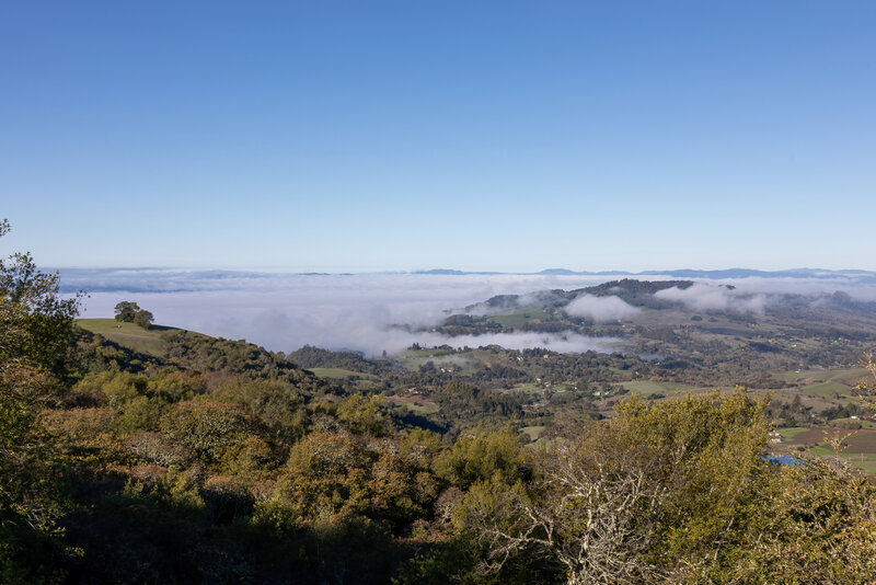 Morning clouds over Santa Rosa