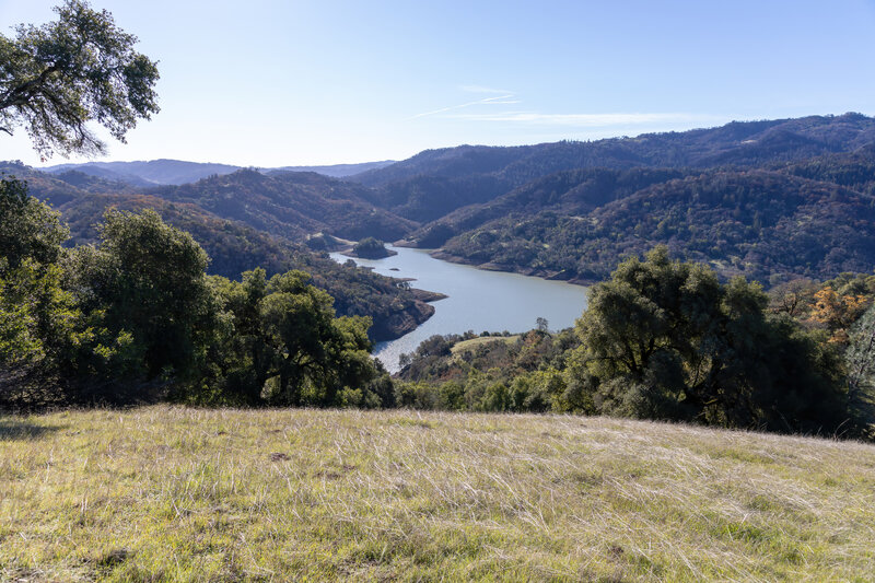 Lake Sonoma from Bummer Peak.