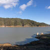 Lake Sonoma, just below the picnic site.