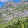 Amazing peaks across the valley.