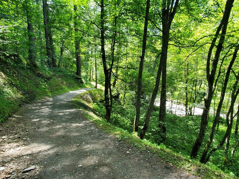 What the riverside end of this hike looks like if you decide to avoid the road.