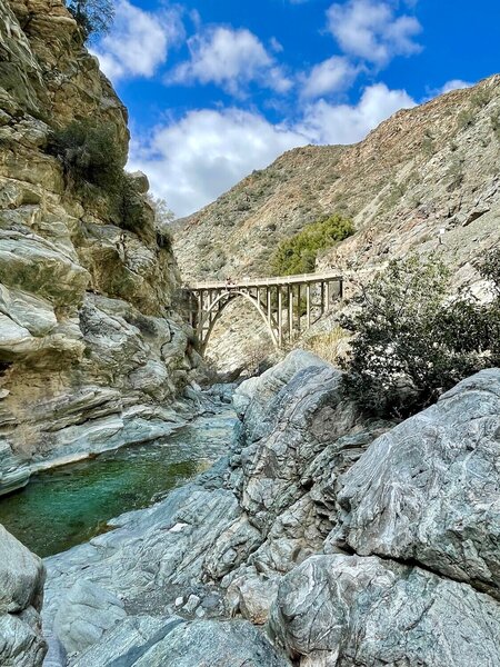 Bridge to Nowhere from below