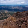 The view from Pikes Peak summit