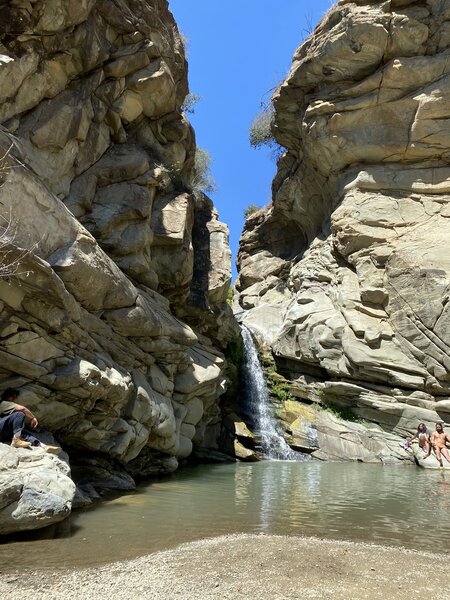 Small waterfall.