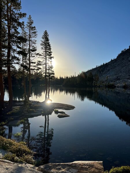 Lady Lake, looking east at sunrise