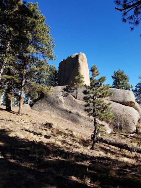 Rock Formations through Oil Wells Flats.