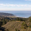 Montara State Beach from the junction of Old San Pedro Mountain Road and North Peak Access Road.