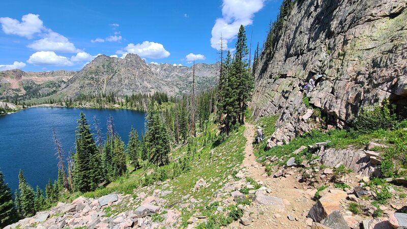 Coming down to Gilpin Lake.