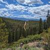 Powerline trail as seen in the distance.