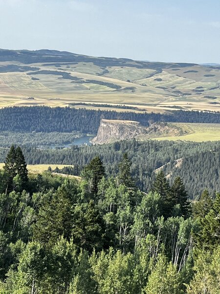 Part of the scenic view of Snake River Valley from atop Lookout Mountain.