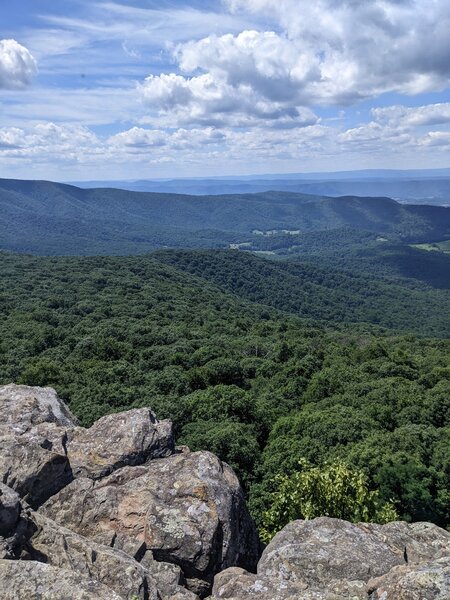 View of Hogback from South Marshal viewpoint